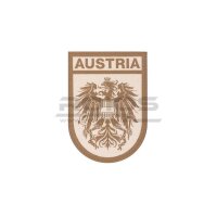 Austria Patch - Wappen mit Bundesadler - Desert